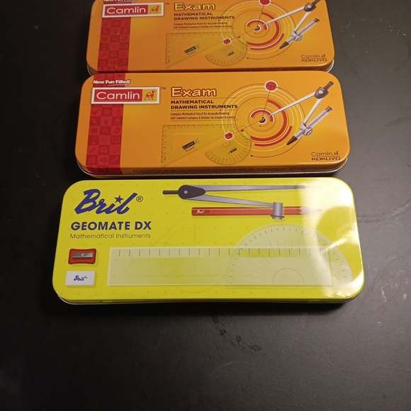 Camlin Geometry Mathematics Instrument 5pcs Set - Picture 3 of 5